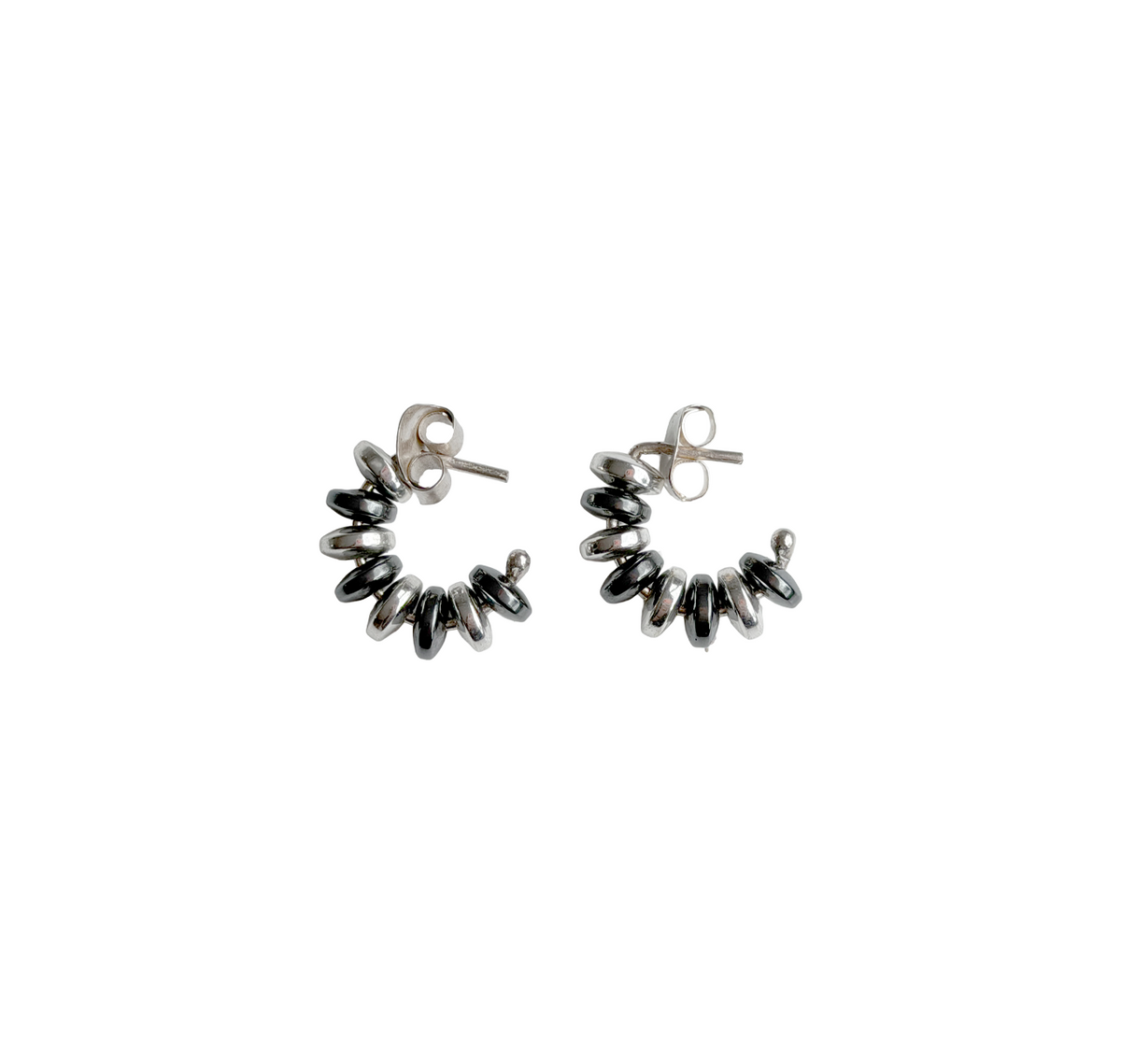 Aretes Alma Azul + Plateado M de RONNIKA