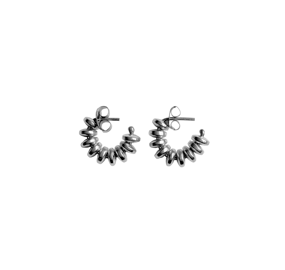 Aretes Alma Plateado M de RONNIKA
