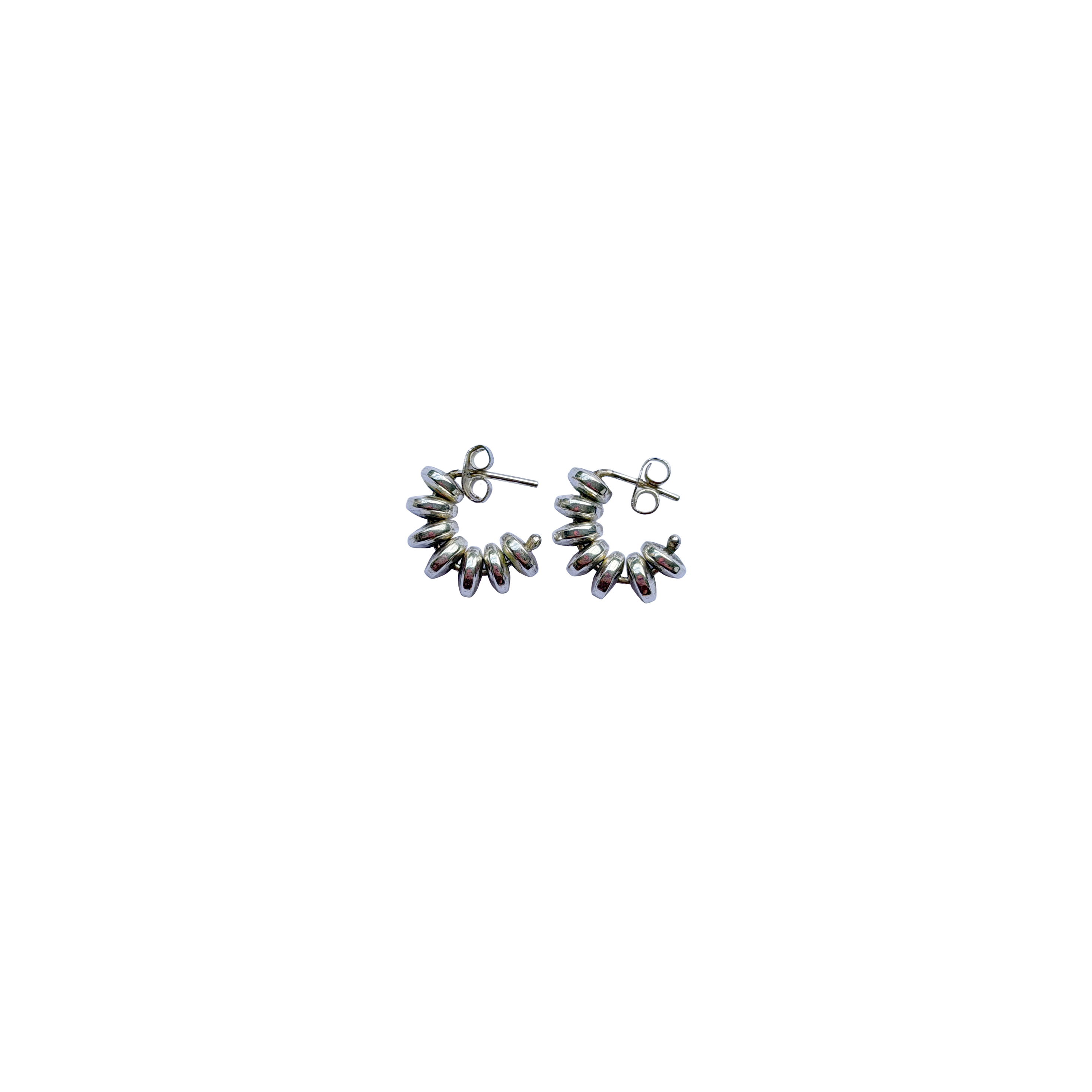 Aretes Plateados Alma en Plata S