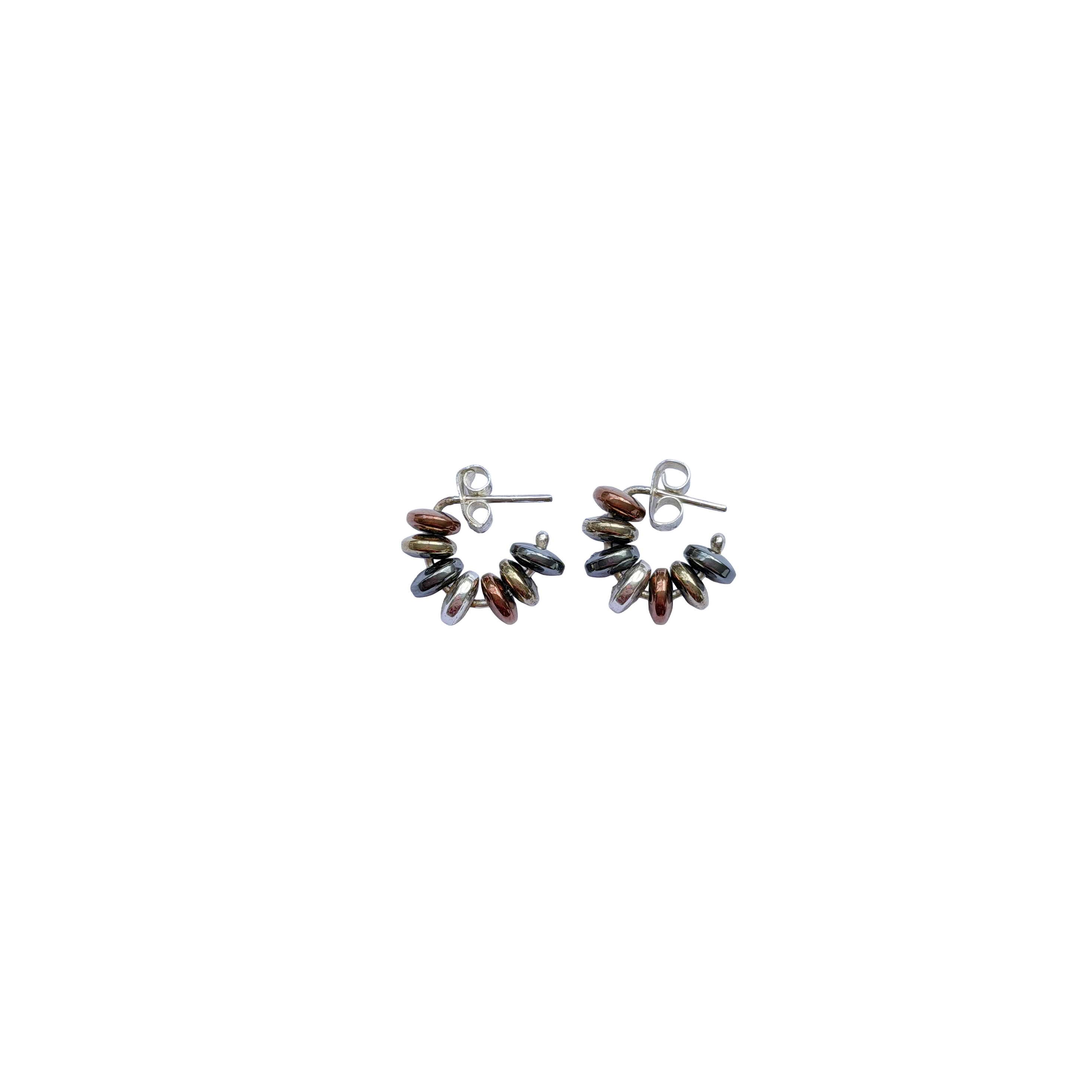 Aretes Rainbow Alma en Plata S