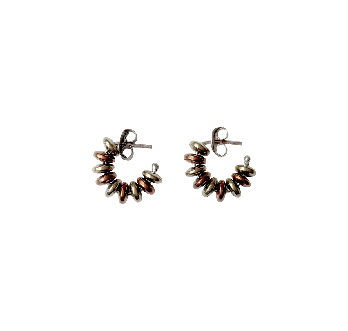 Aretes Alma Cobre + Dorado M de RONNIKA