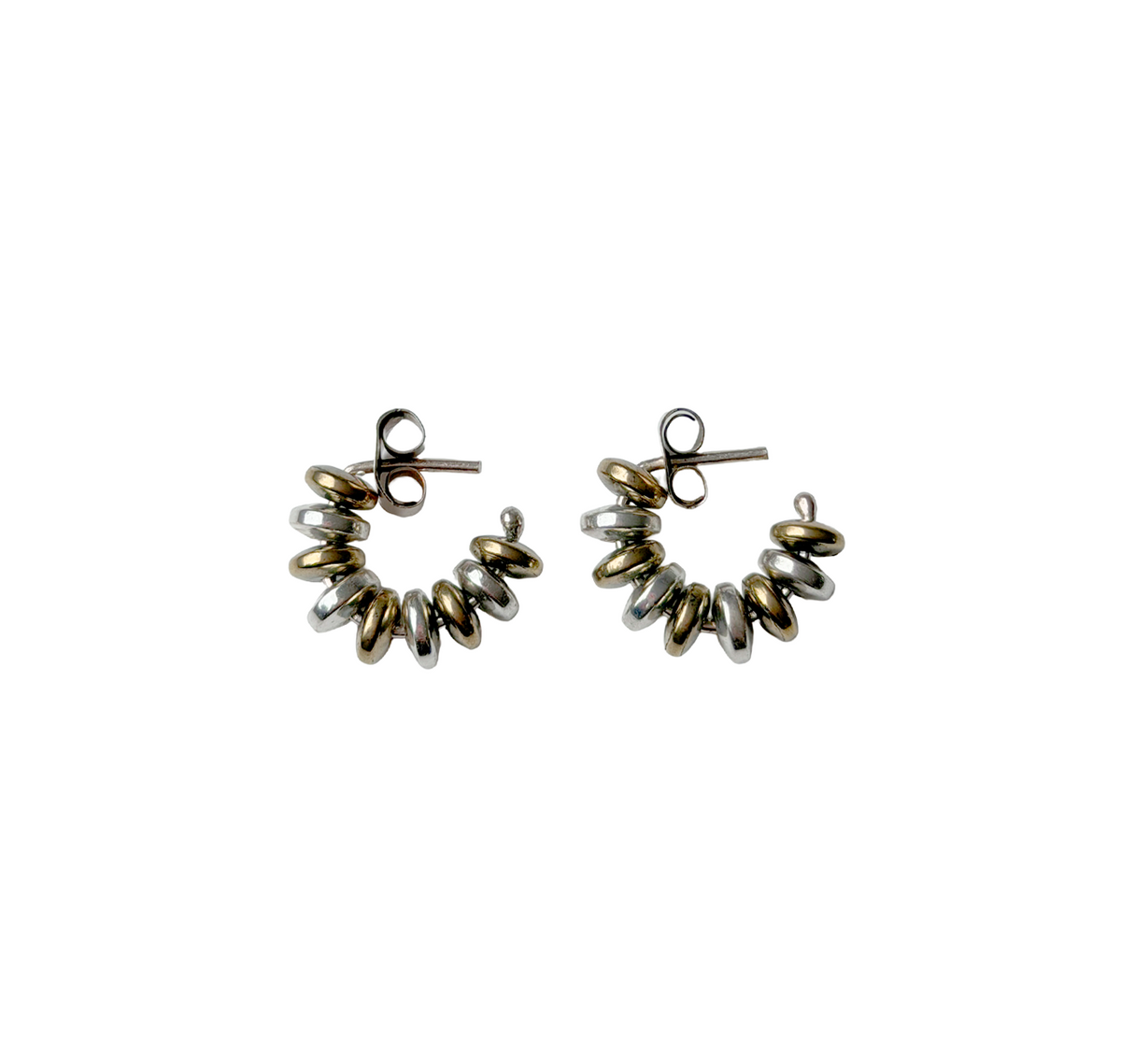 Aretes Alma Dorado + Plateado M de RONNIKA