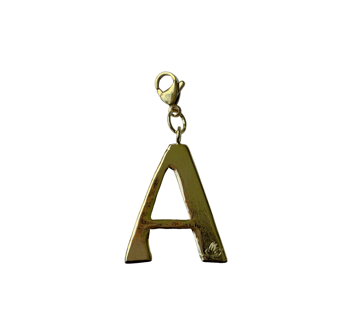 Charm Letra A Dorada – Baño de Oro 24K de RONNIKA