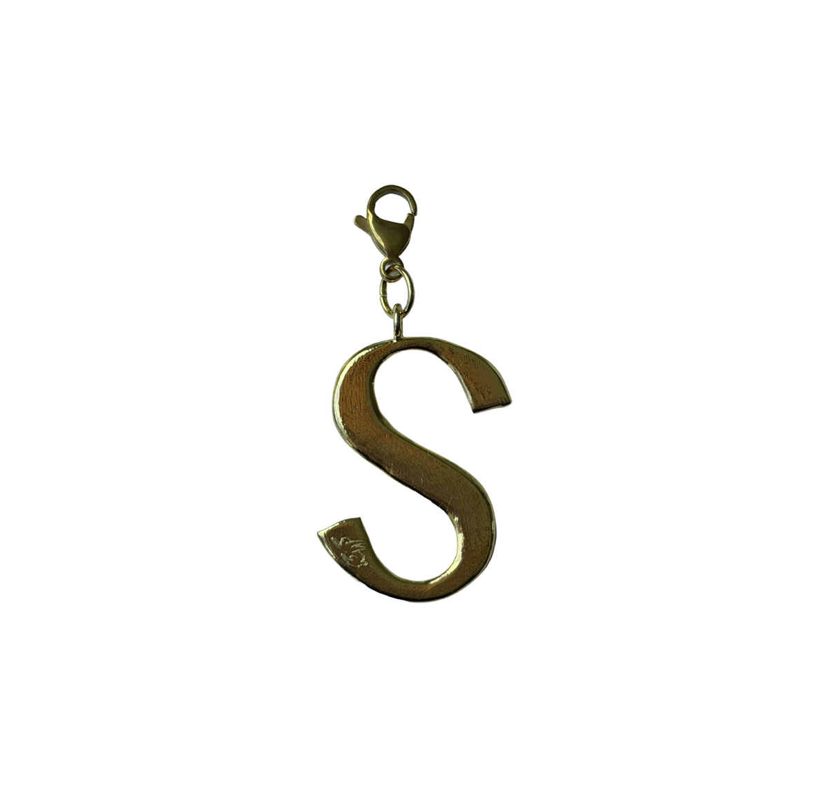 Charm Letra S Dorada – Baño de Oro 24K de RONNIKA